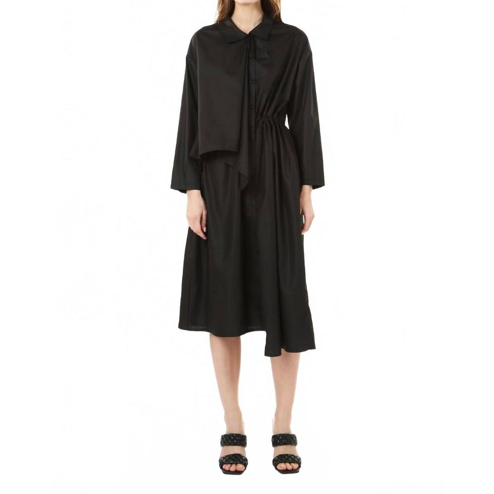 NEW BEULAHSTYLE shirt dress in black